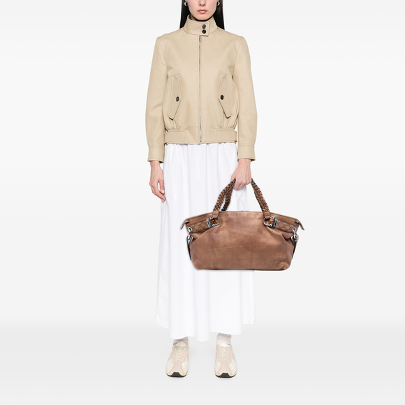 Pre-Loved Gucci Medium Leather Bamboo Bar Tote - Picture 7 of 7